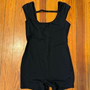 Garage Black Women's Bodysuit Workout Romper